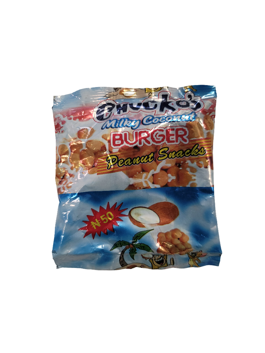 Chucko's Milky Coconut Burger Peanut Snacks